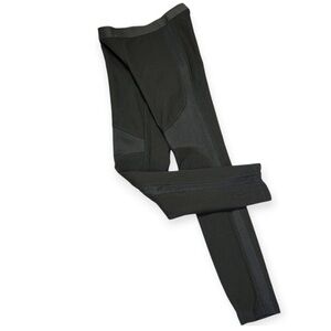 Helmut Lang Compress Mesh Insert Moto Pant SIZE S Black Netting Rider Legging